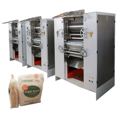 トイレ用洗濯用石けんバーを作る機械の3ロールミール